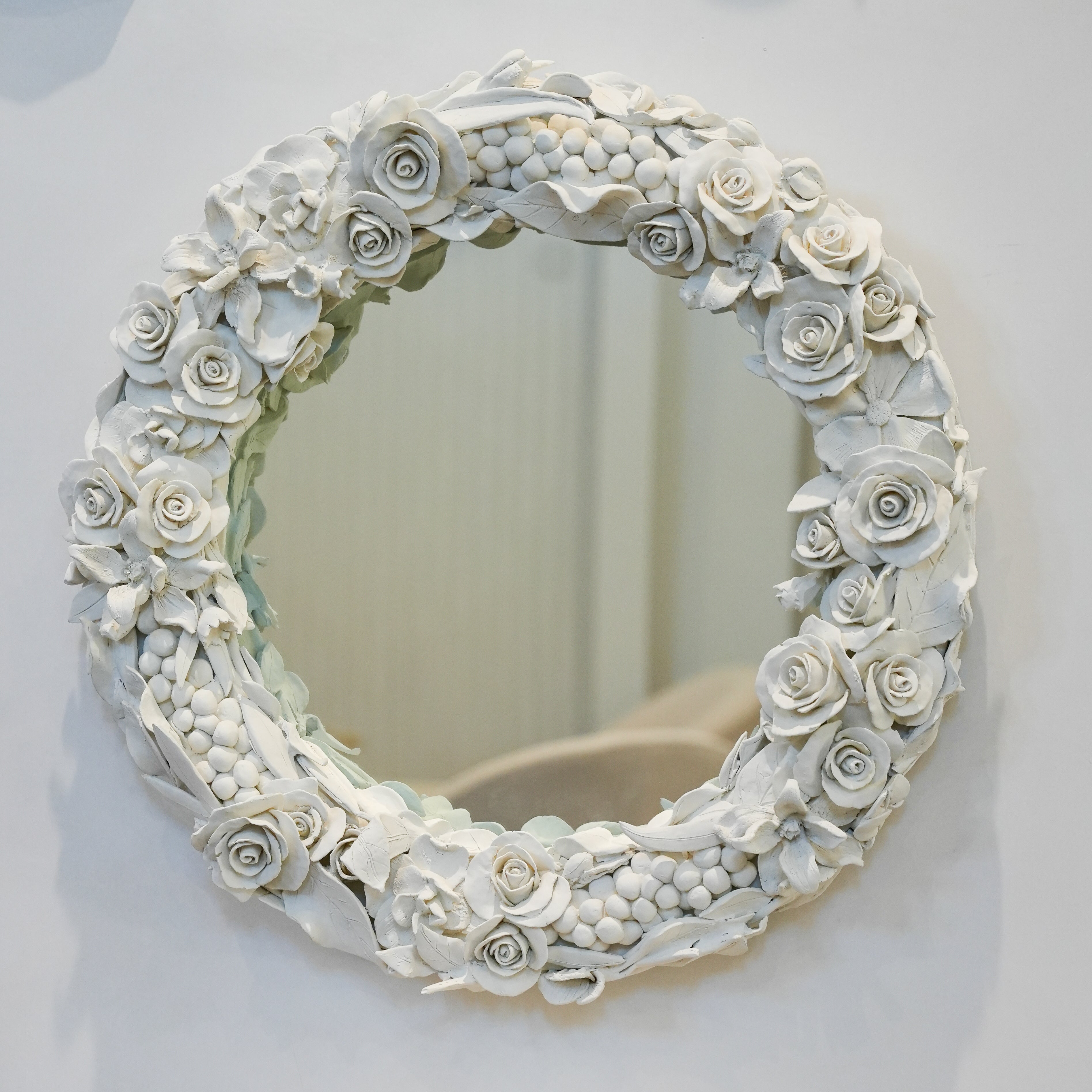 Sculptural Framed Mirror