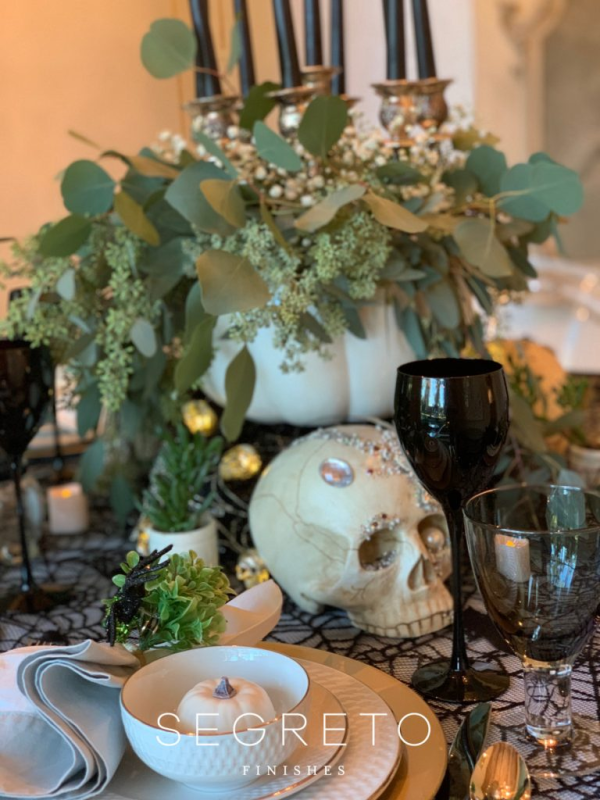 Segreto Art At Roundtop With Susan Horne Antiques And My Halloween Tablescape Segreto Finishes