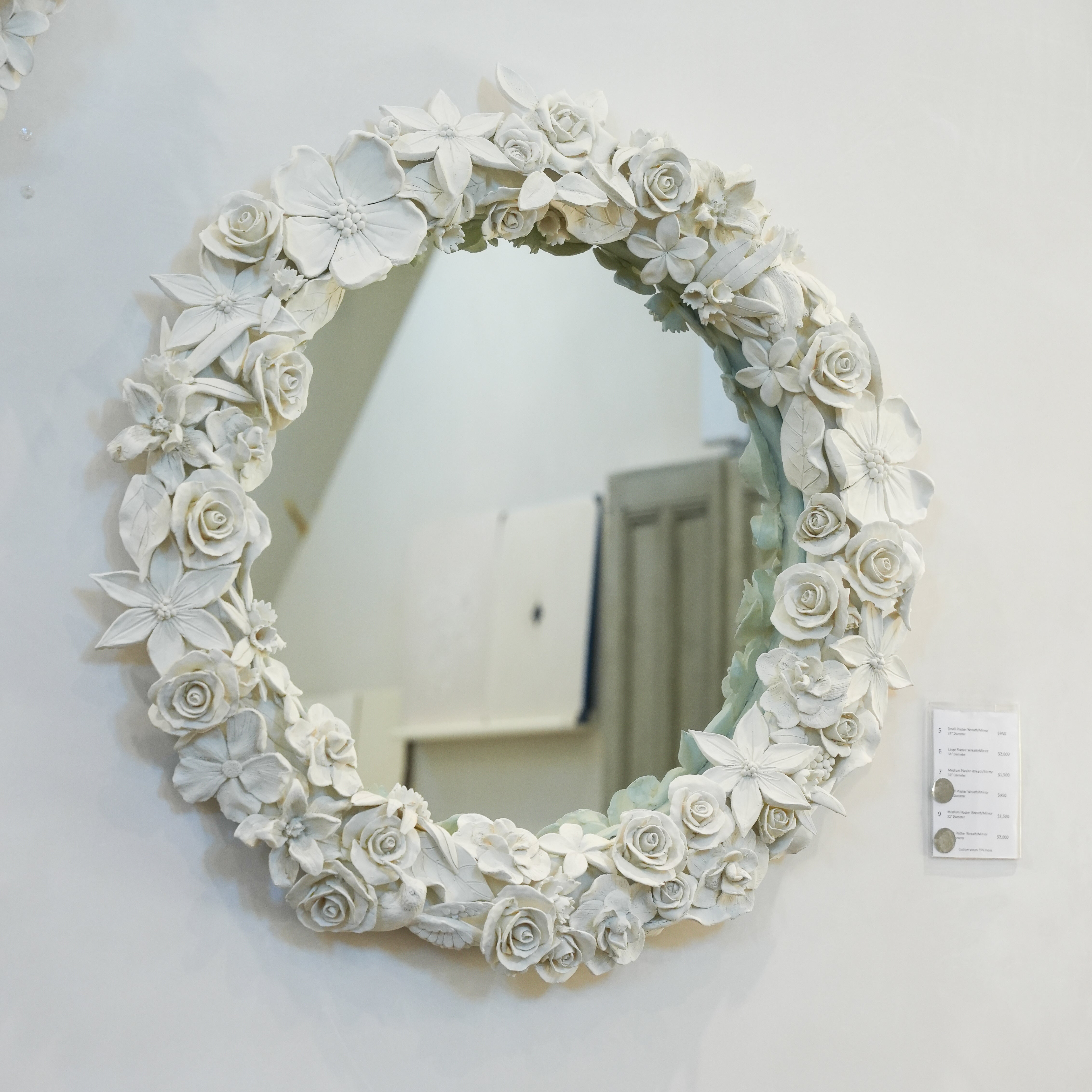 Sculptural Framed Mirror