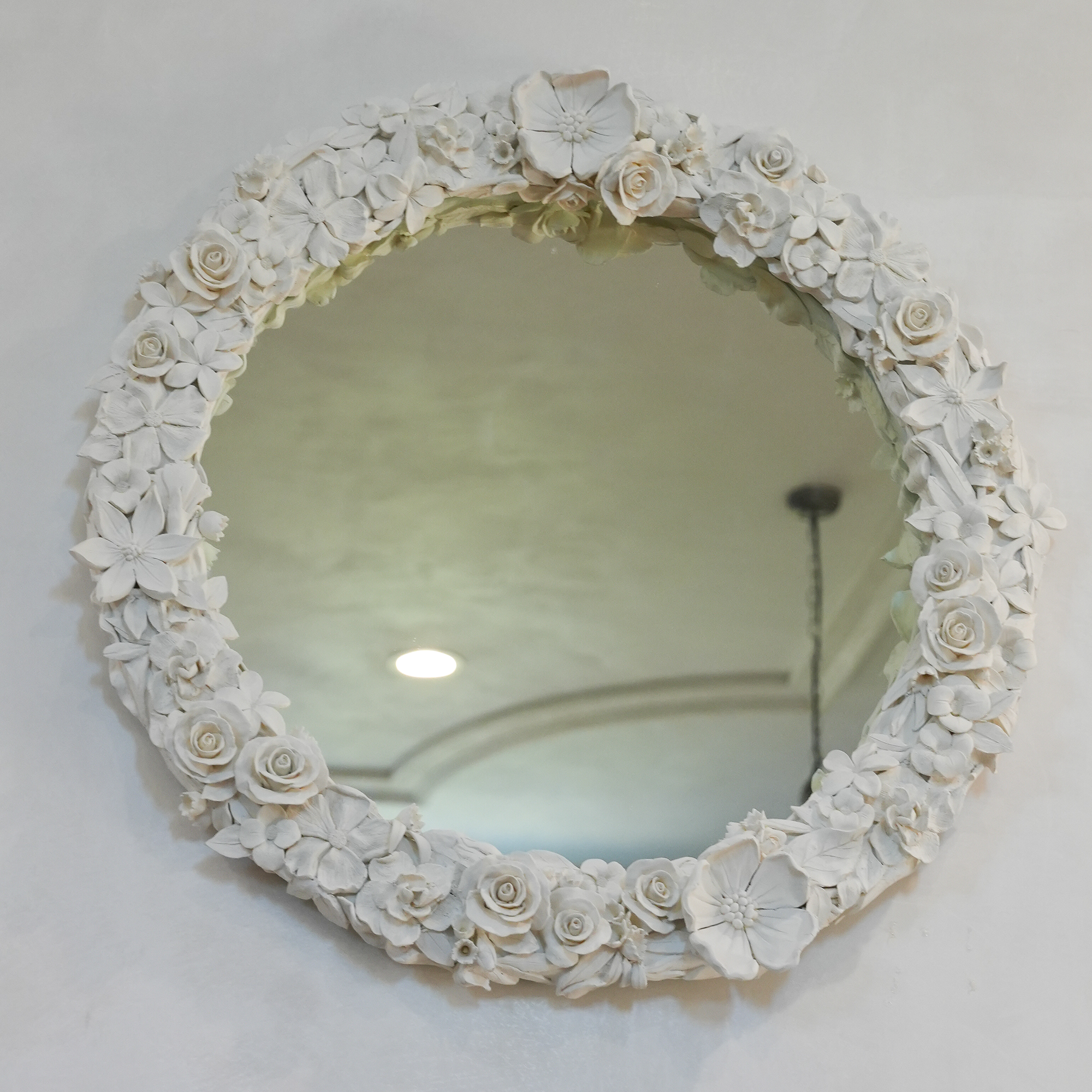 Sculptural Framed Mirror