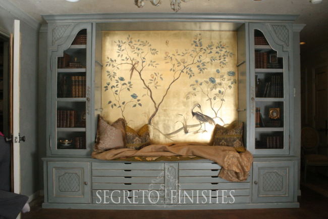 Segreto Secrets - I Love That Sample, Where Can It Go In My House - Gold Leaf with Hand-Painted Tree