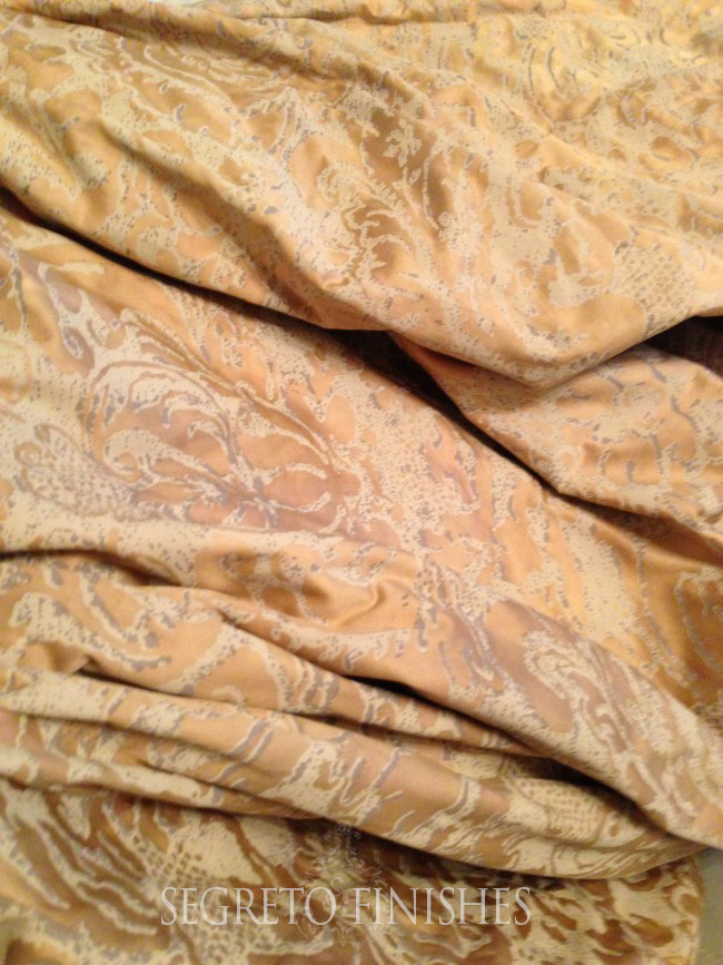 Antique Fortuny Fabric for My Dining Room - Leslie Sinclair of Segreto Secrets
