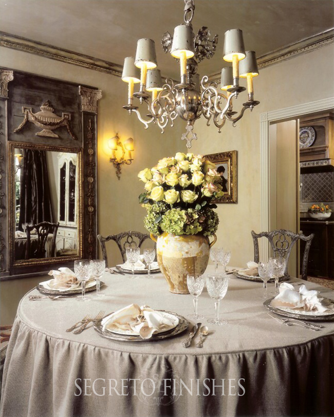 The Before Shot of My Dining Room - Leslie Sinclair of Segreto Secrets