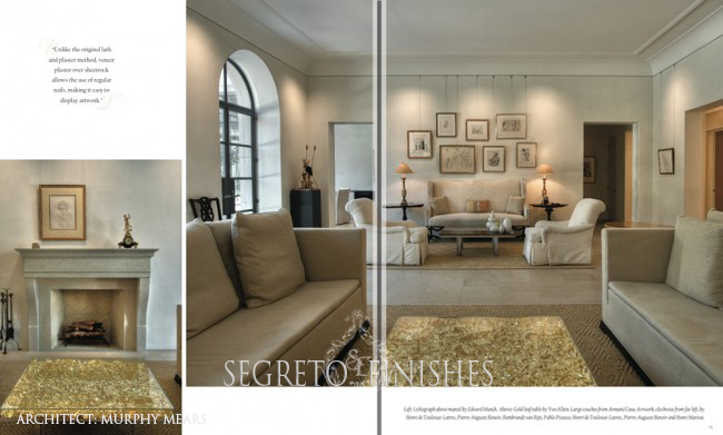 Farewell to Segreto: Secrets to Finishing Beautiful Interiors