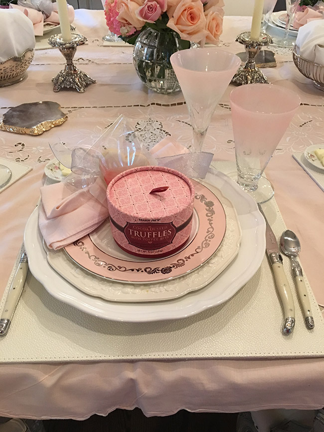 Segreto Secrets - My Valentine's Day Table Setting - Blush Pink Theme