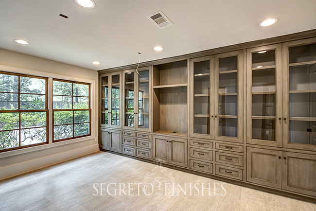 Segreto Secrets - Furniture Finish on Office Cabinetry