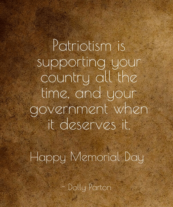 Memorial Day Quote