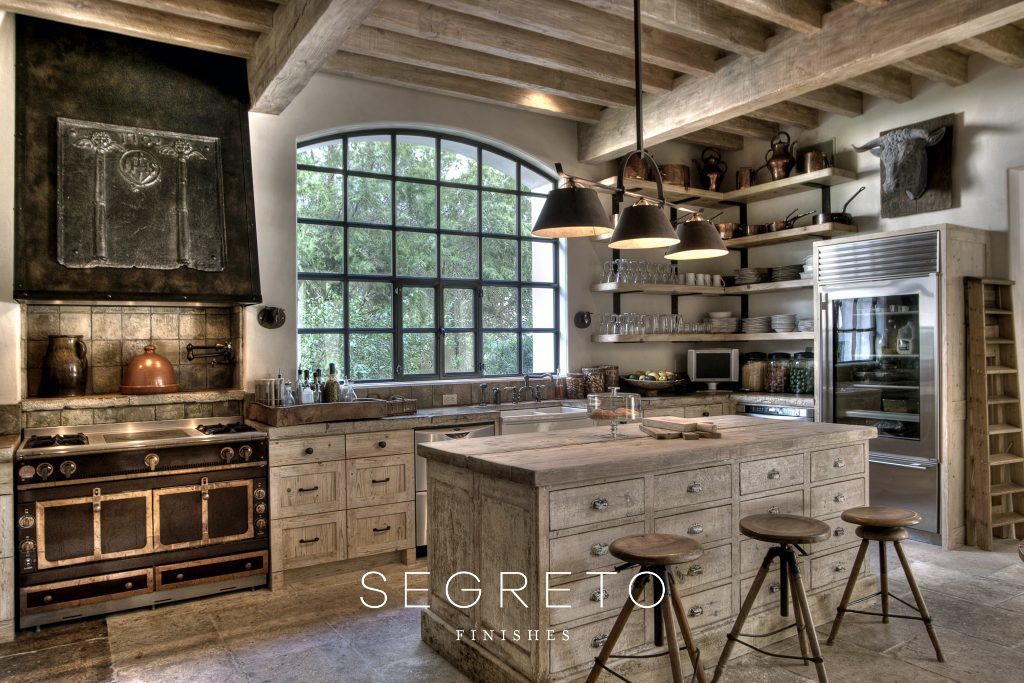 Allan Edwards Builders, Murphy Mears Architecture, Eleanor Cummings Interiors, Segreto Finishes home.  Rustic kitchen.