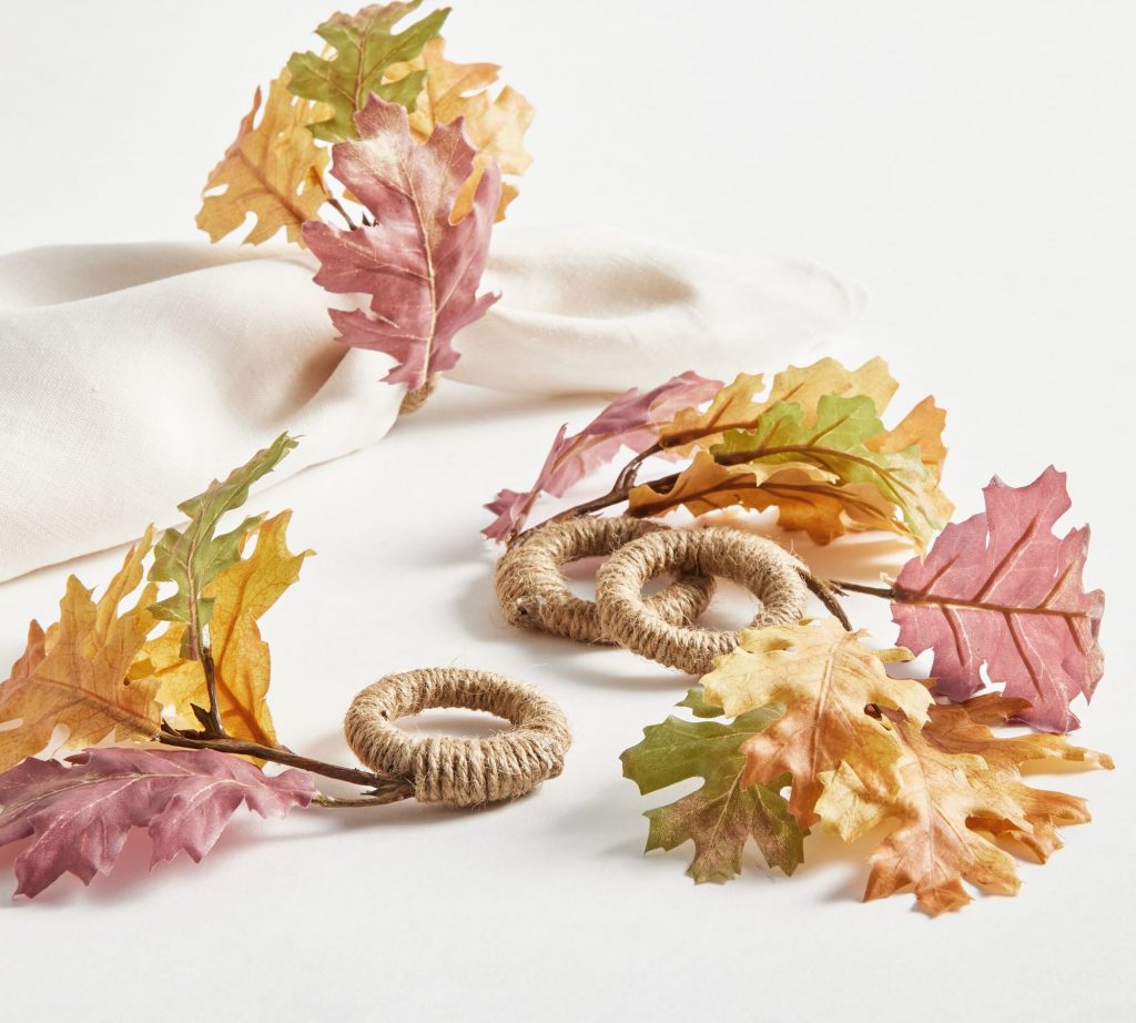 Pottery Barn Fall napkin rings Finding inspiration this fall